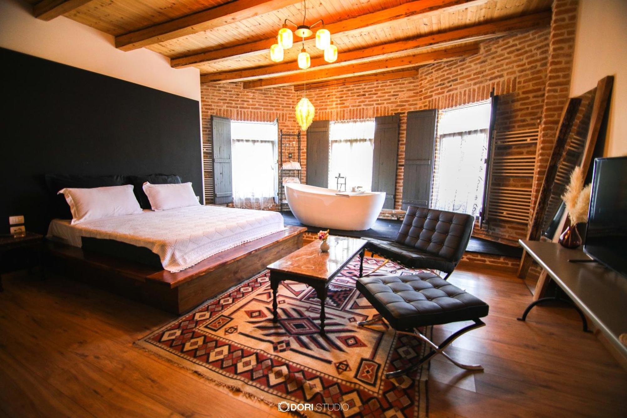 Barba Boutique Hotel Korça Szoba fotó